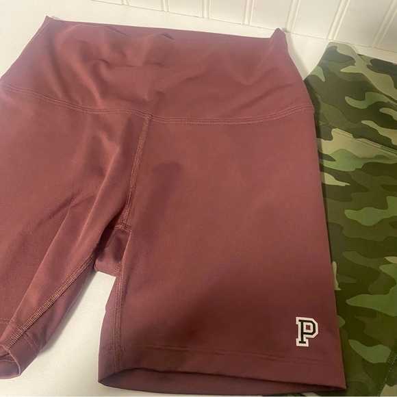 PINK ULTIMATE Victoria Secret Lot of (2) Women’s Biker Running Shorts Sz Small - Picture 3 of 6